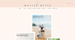 Desktop Screenshot of mariahmilan.com